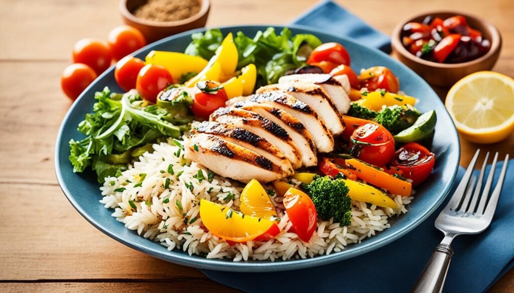 chicken and rice diet image