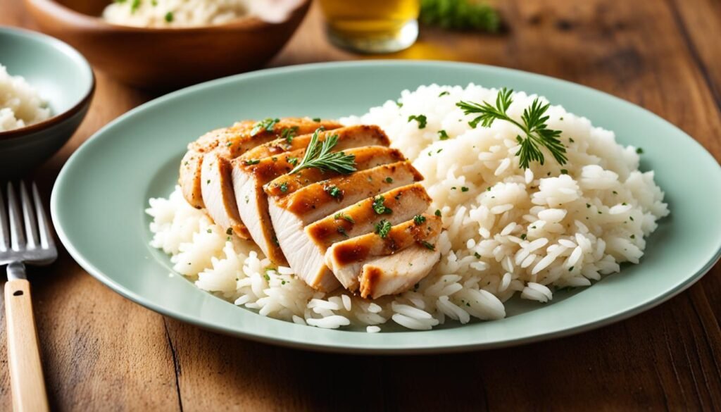 chicken and rice diet image