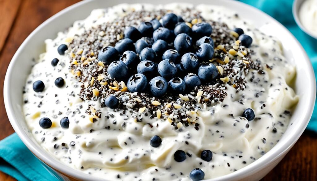 Greek yogurt with chia seeds